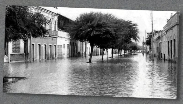 Cheia de 1974. Acervo de Antero Pereira Filho.
